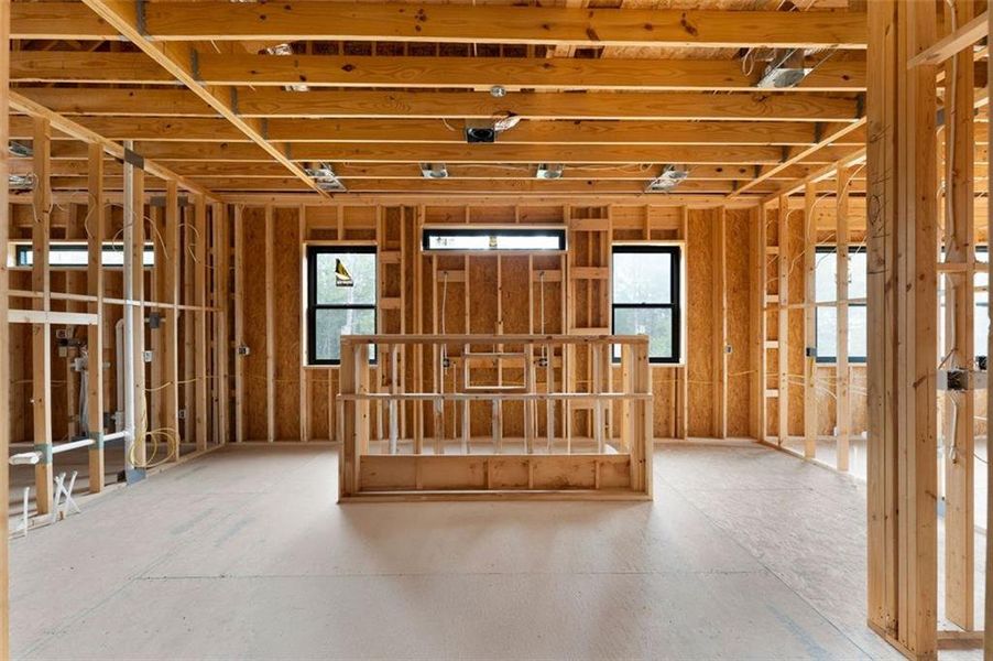 In-progress construction of a new home in , Kingston, GA (Image 20).