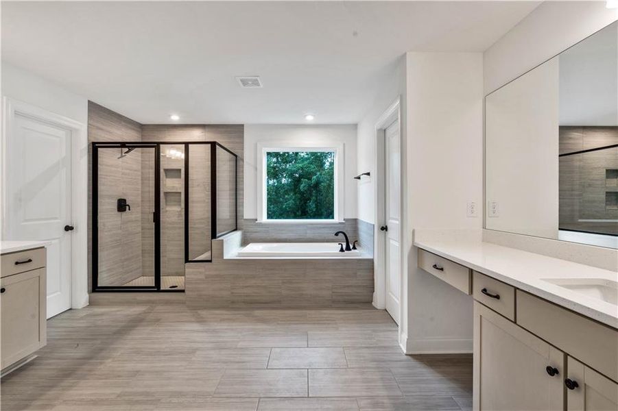 Furnished interior view inside a new home in Palmer Falls, Douglasville (Image 3).