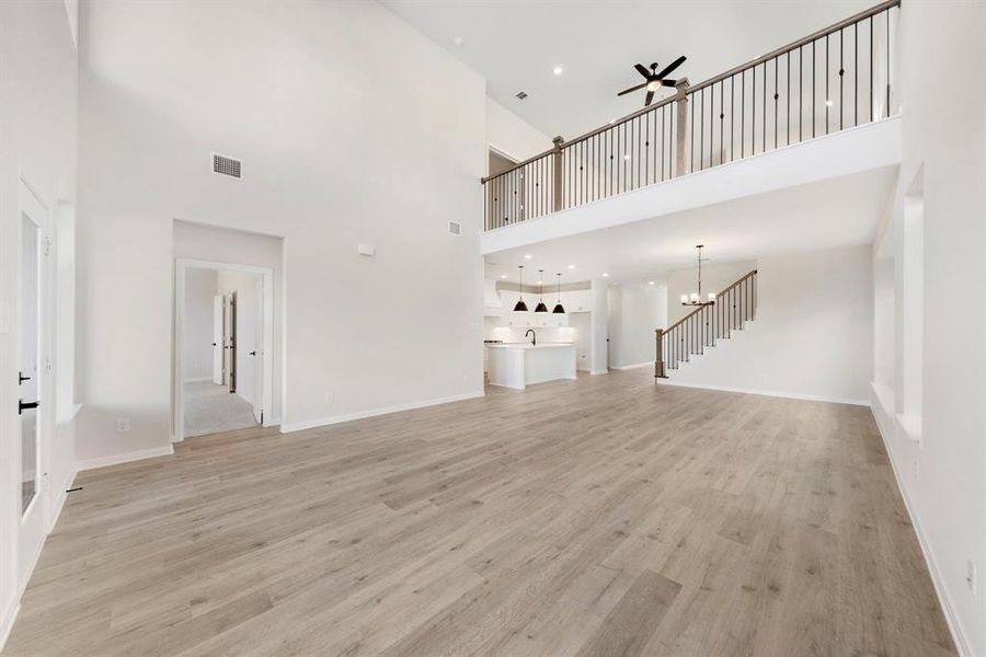 You'll find beautiful details that create a multi level living-entertaining space in this fantastic home!