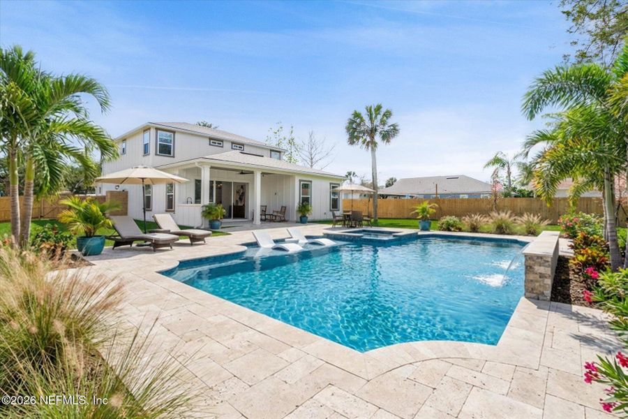 Exterior details and patio area of a home in , Jacksonville Beach (Image 34). Exterior details and patio area of a home in , Jacksonville Beach (Image 34).