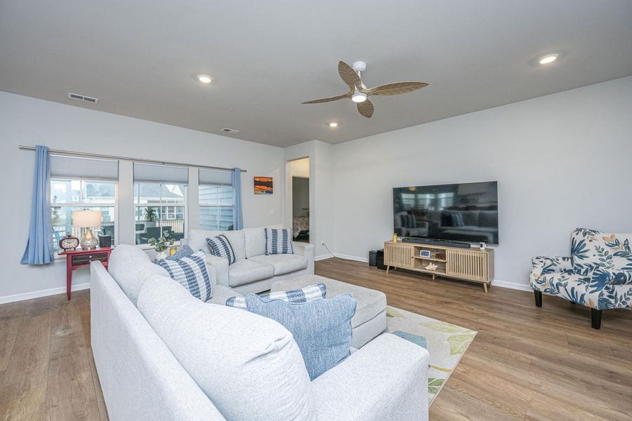Furnished interior view inside a new home in Horizons at Summers Corner | 55+, Summerville (Image 35).
