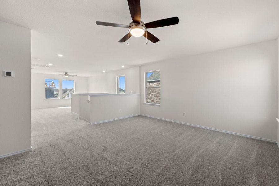 Spacious, unfurnished interior of a new home in Salerno - Heritage Collection, Round Rock (Image 7).