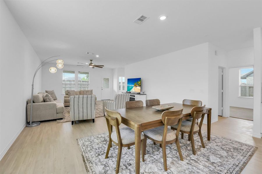 Furnished interior view inside a new home in Mavera, Conroe (Image 17).