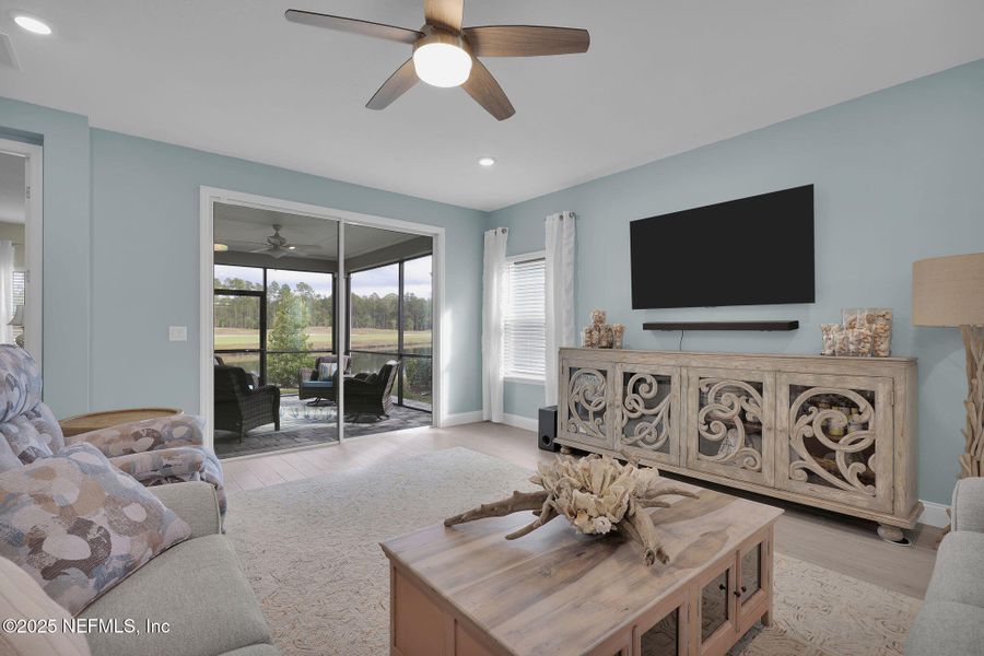 Furnished interior view inside a new home in , St. Augustine (Image 14).