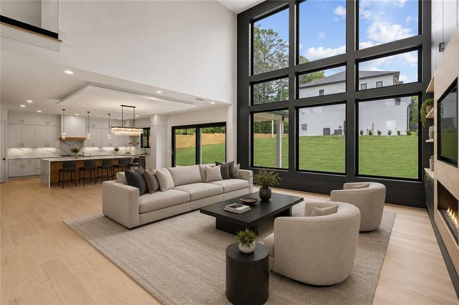 Furnished interior view inside a new home in , Lawrenceville (Image 19).