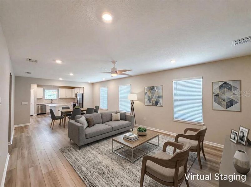 Furnished interior view inside a new home in Del Webb Stone Creek, Ocala (Image 12).