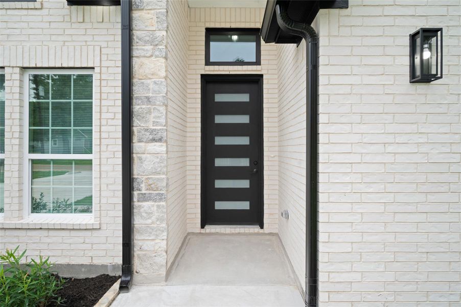 Exterior details and patio area of a home in , Porter (Image 4).