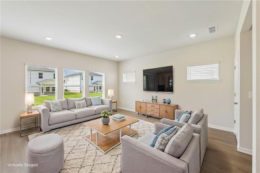Furnished interior view inside a new home in Martin Springs - Reserve Series, Lawrenceville (Image 10). Furnished interior view inside a new home in Martin Springs - Reserve Series, Lawrenceville (Image 10).