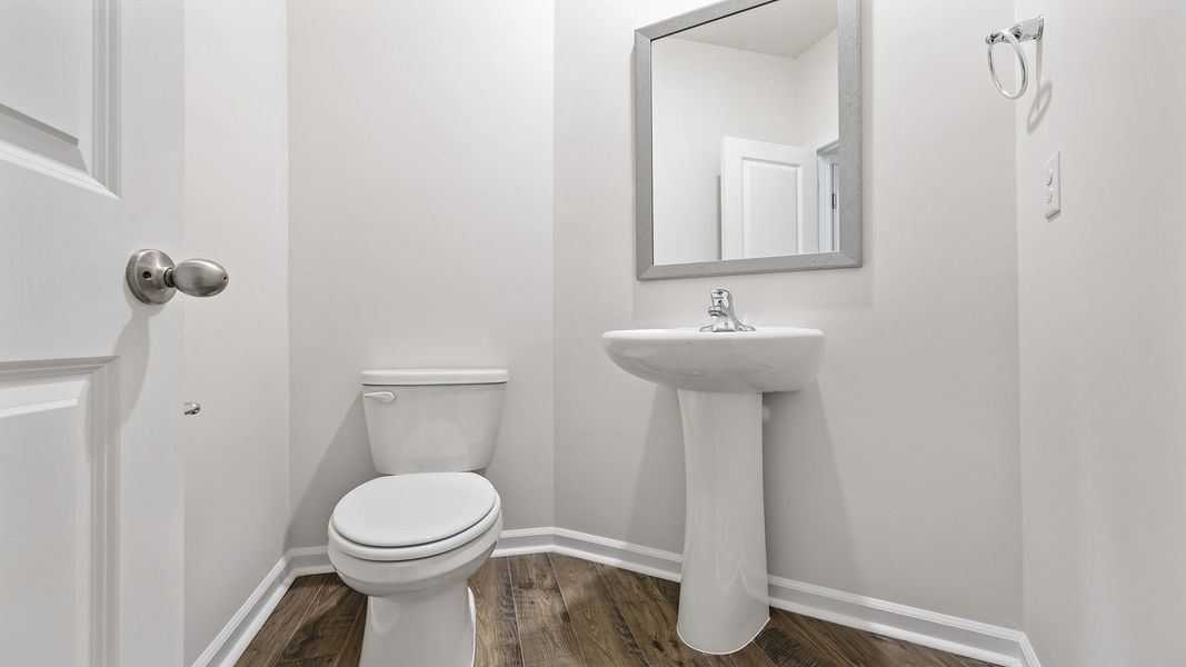 Furnished interior view inside a new home in Tanglewood Townes, Greenville (Image 10).