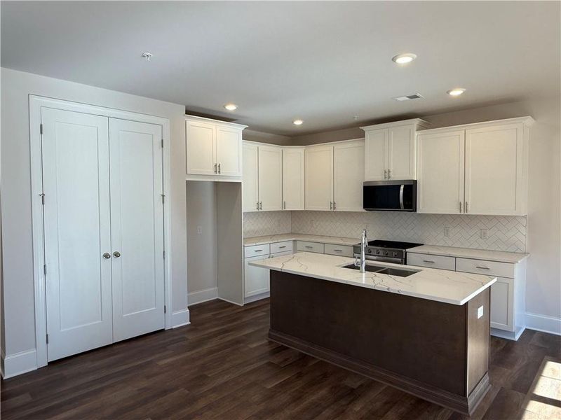Furnished interior view inside a new home in , Marietta (Image 6).