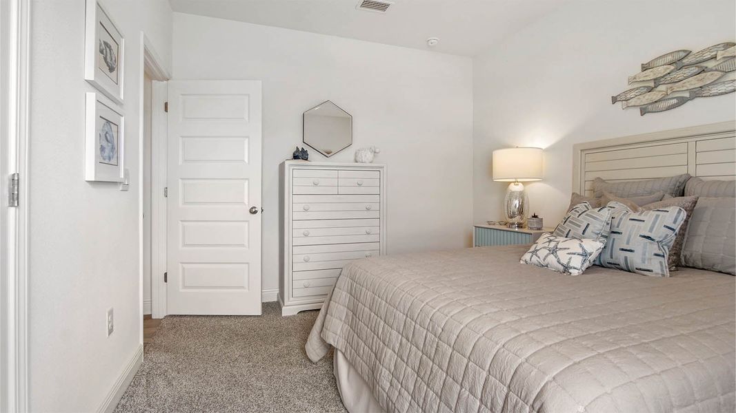 Representative furnished interior of a home built from the Delray by D.R. Horton in Bayside at Ward Creek, Panama City Beach (Image 27). Representative furnished interior of a home built from the Delray by D.R. Horton in Bayside at Ward Creek, Panama City Beach (Image 27).
