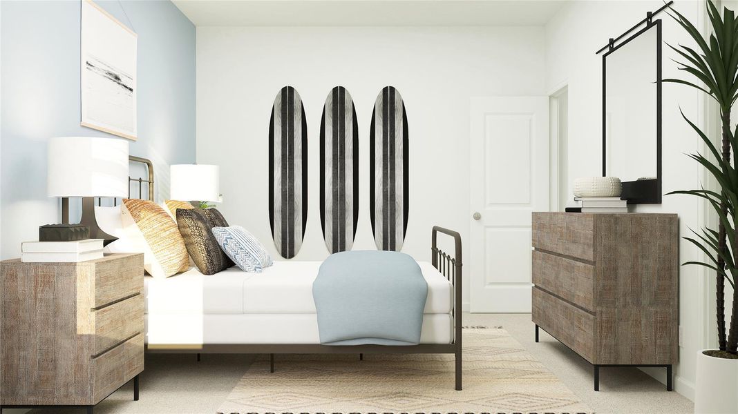 Furnished interior view inside a new home in River Ranch, Dayton (Image 12).