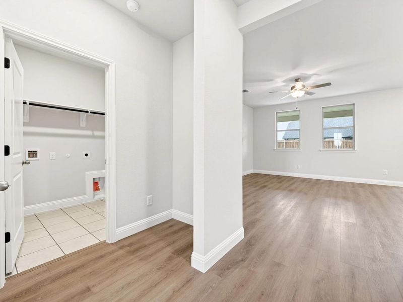 Representative unfurnished interior of a home built from the The Redbud A by Davidson Homes LLC in Meadow Ridge Estates, Josephine (Image 17). Representative unfurnished interior of a home built from the The Redbud A by Davidson Homes LLC in Meadow Ridge Estates, Josephine (Image 17).