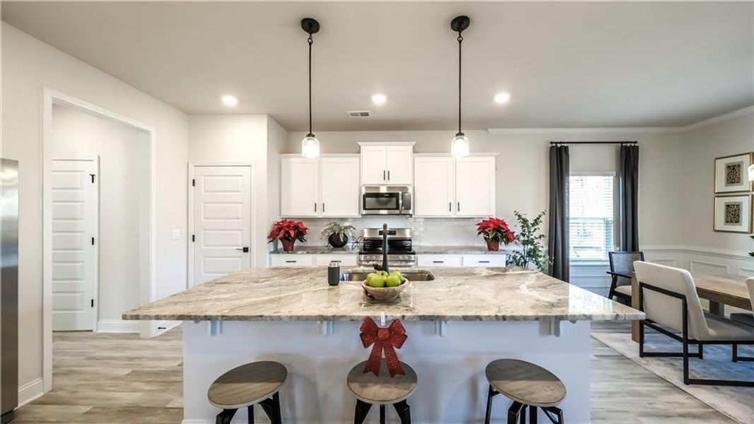 Furnished interior view inside a new home in Canterbury Villas, Carrollton (Image 8).