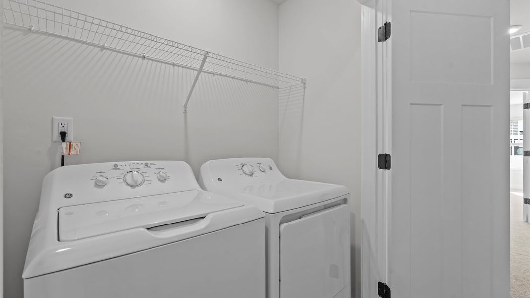 Furnished interior view inside a new home in Gresham Station, Simpsonville (Image 6).