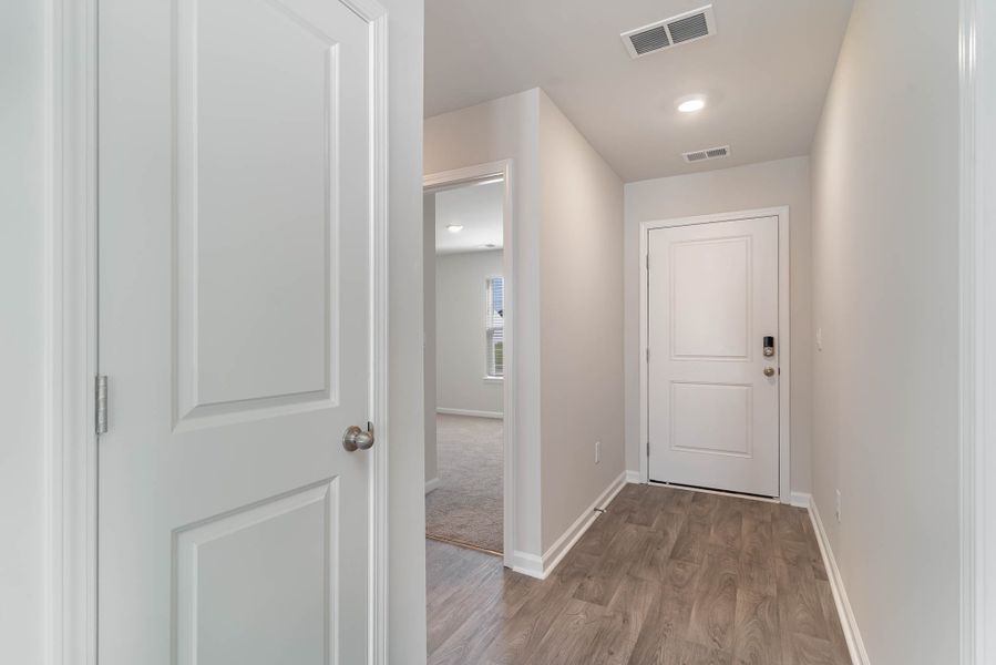 Representative unfurnished interior of a home built from the Plan by D.R. Horton in Auberon Woods, Conway (Image 9). Representative unfurnished interior of a home built from the Plan by D.R. Horton in Auberon Woods, Conway (Image 9).