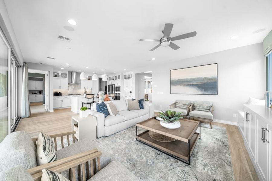 Furnished interior view inside a new home in Meridian, San Tan Valley (Image 17).