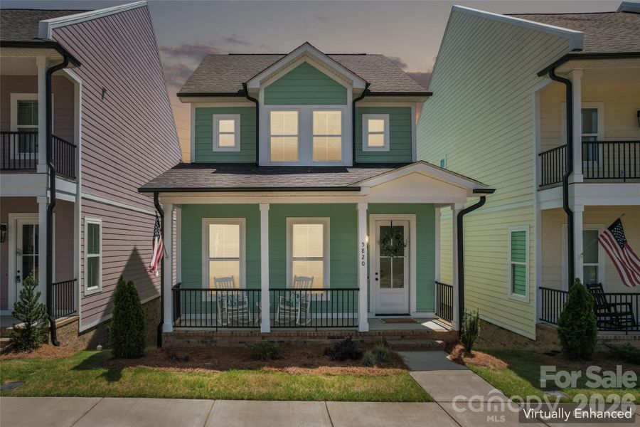Front exterior of a new home in , Kannapolis, NC, highlighting curb appeal (Image 29).