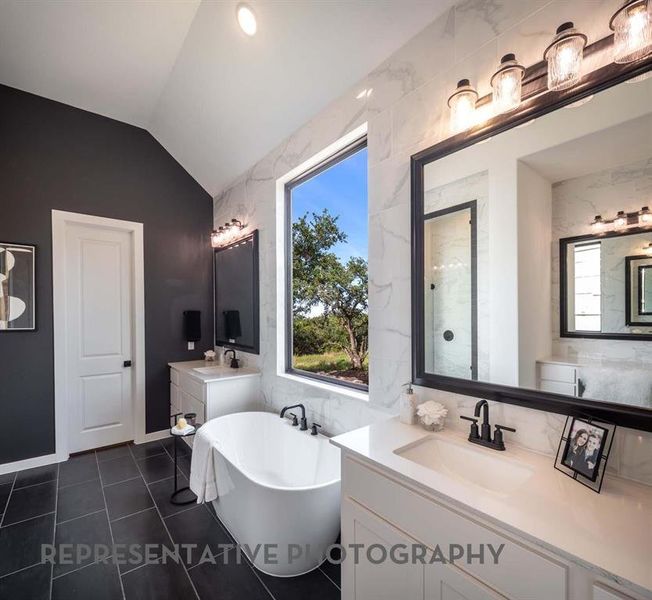 Furnished interior view inside a new home in Sandbrock Ranch, Aubrey (Image 3).