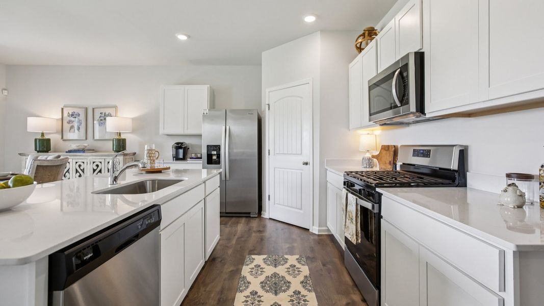 Furnished interior view inside a new home in The Parks, White House (Image 17).
