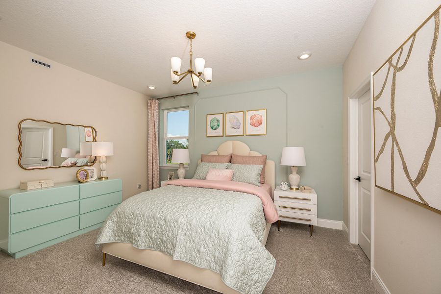 Representative furnished interior of a home built from the Newbury I by Beazer Homes in Estates at Lake Jesup, Sanford (Image 23).