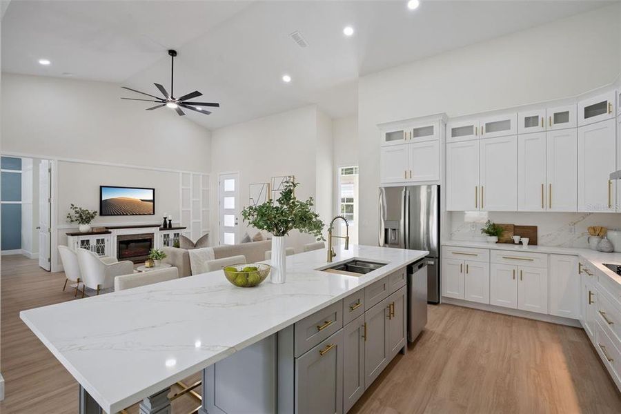 Furnished interior view inside a new home in , Apopka (Image 17).