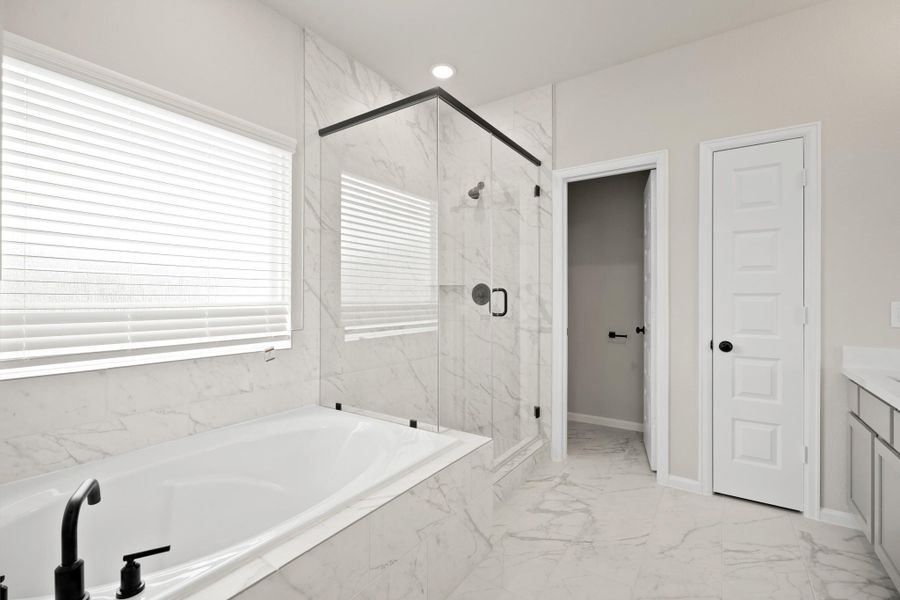 Serene primary bath (*Photo not of actual home and used for illustration purposes only.)