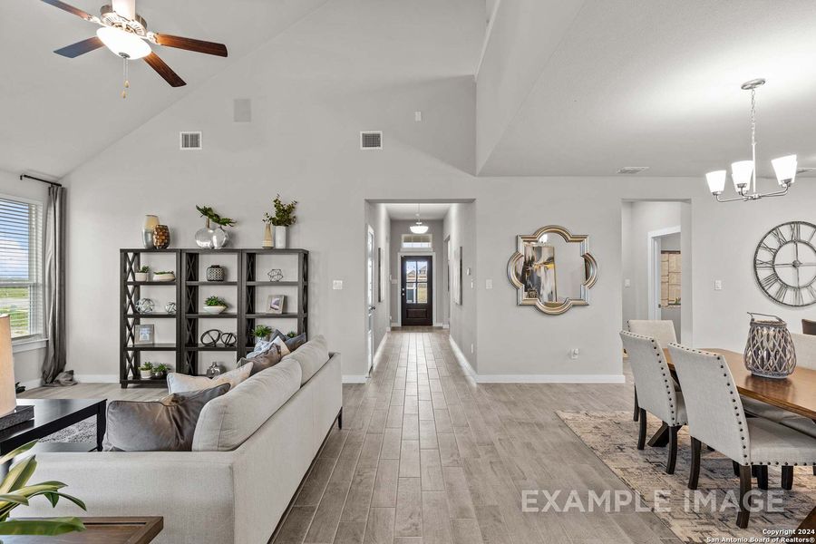Furnished interior view inside a new home in Hannah Heights, Seguin (Image 25).