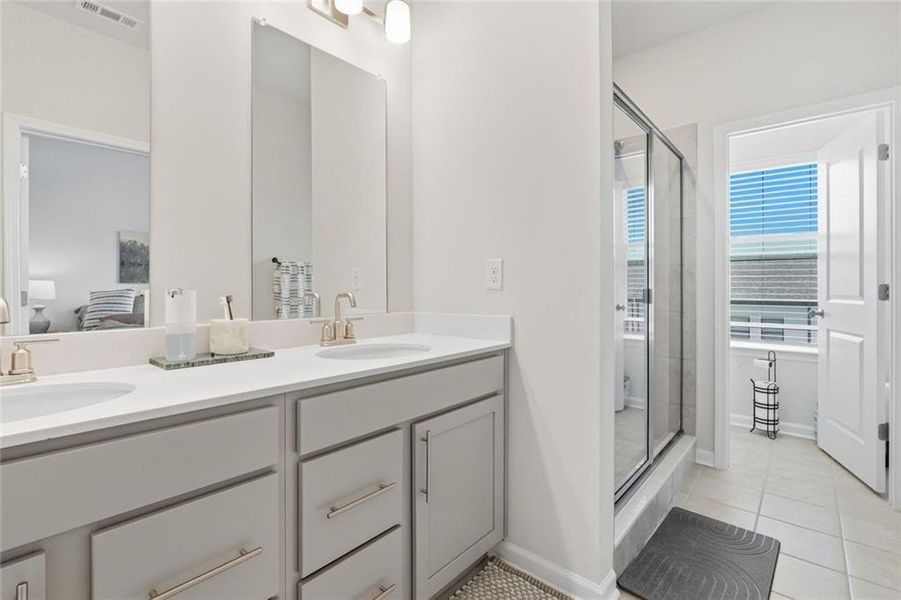 Furnished interior view inside a new home in , Lawrenceville (Image 18).