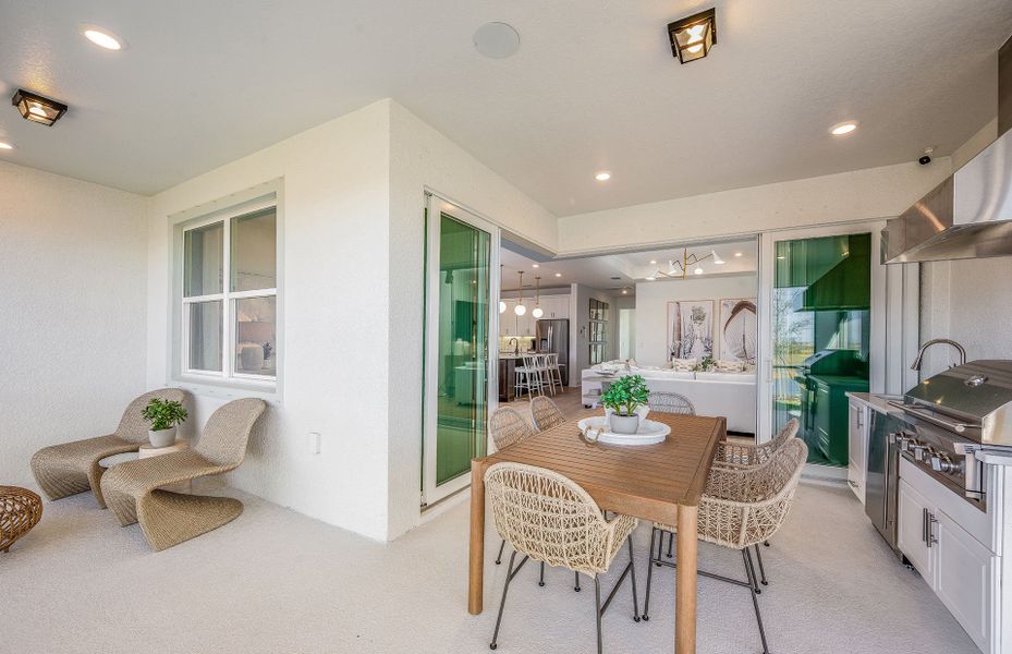 Representative furnished interior of a home built from the Mystique by Pulte Homes in Seaire, Parrish (Image 12).