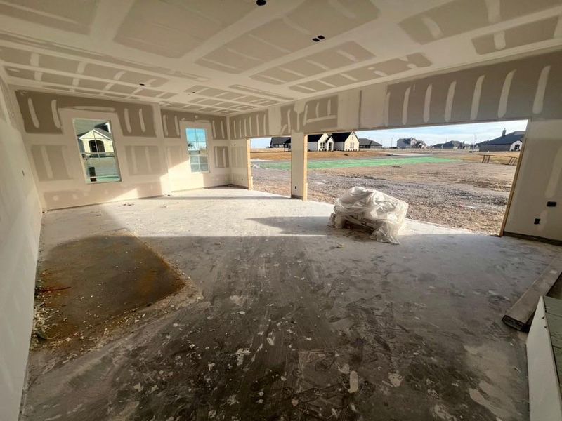 In-progress construction of a new home in Eagle Ridge Estates, Weatherford, TX (Image 15).