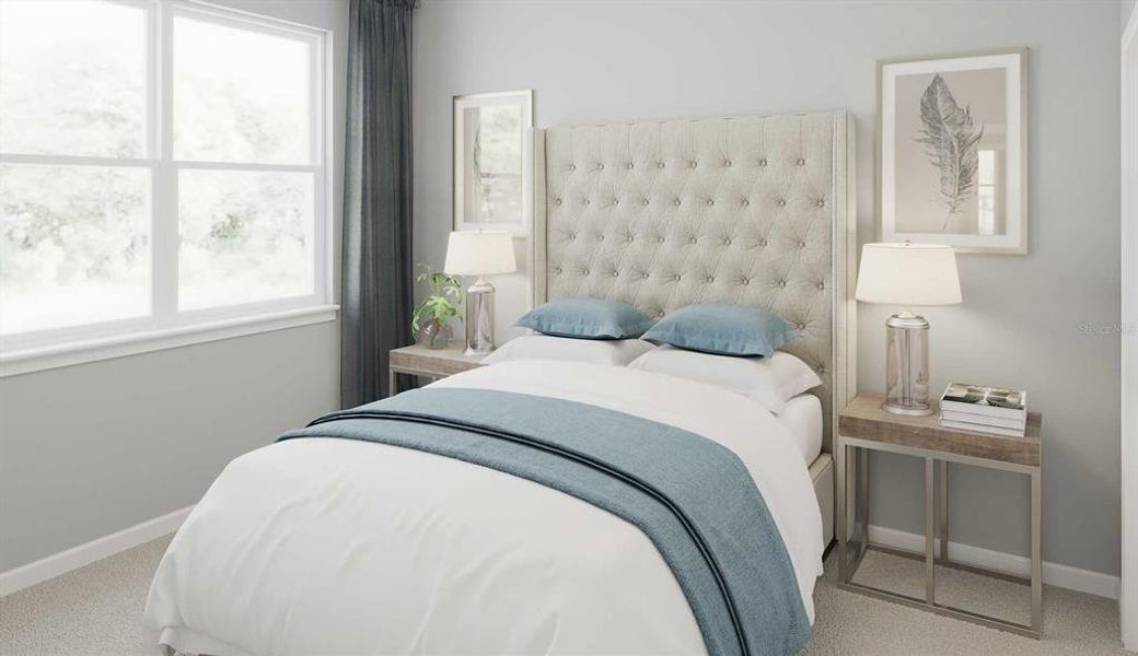 Furnished interior view inside a new home in Meridian Parks, Orlando (Image 3).