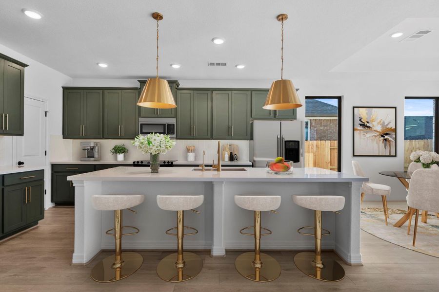 Furnished interior view inside a new home in Blue Heron Estates, Mont Belvieu (Image 4).