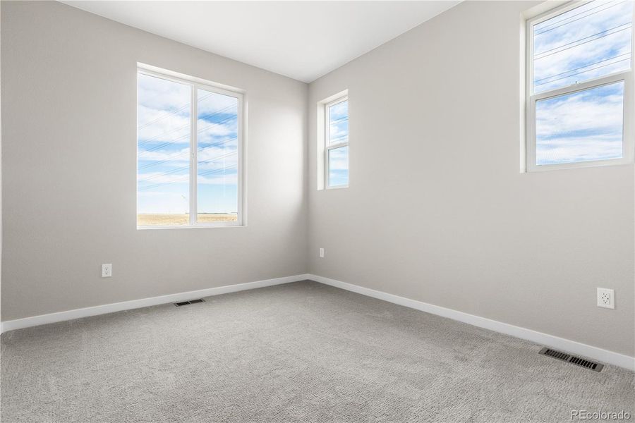 Spacious, unfurnished interior of a new home in Tribute at Lyric, Lone Tree (Image 28). Spacious, unfurnished interior of a new home in Tribute at Lyric, Lone Tree (Image 28).