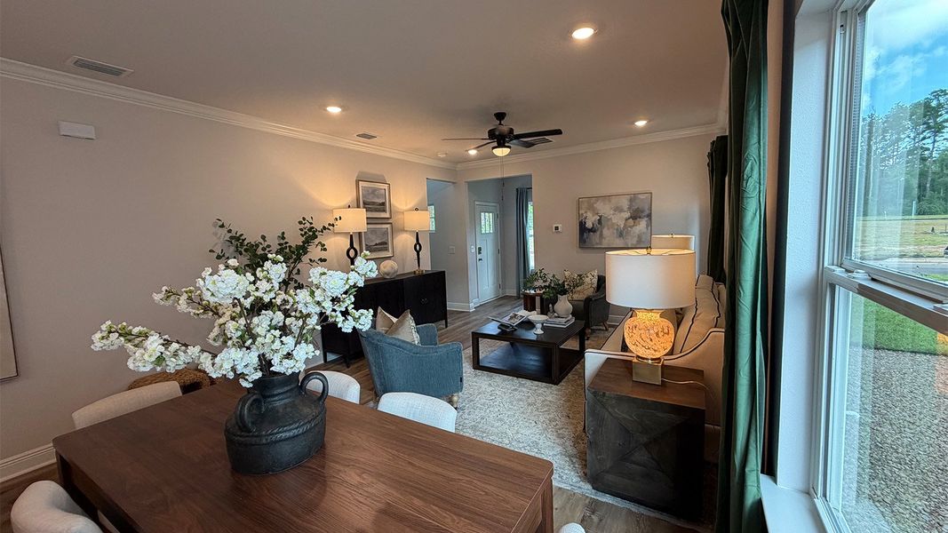 Furnished interior view inside a new home in Fallschase, Tallahassee (Image 6).