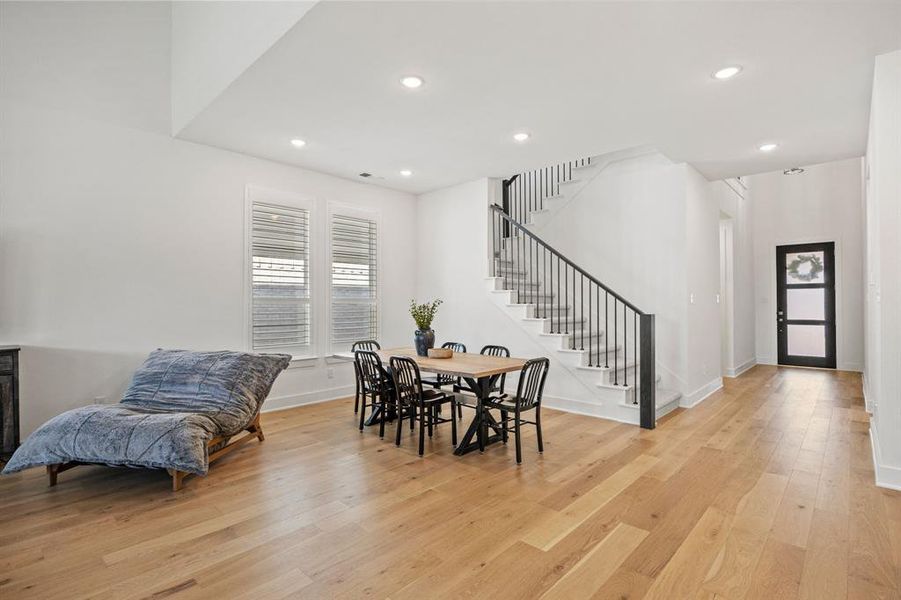 Furnished interior view inside a new home in Thompson Farms: 50ft. lots, Van Alstyne (Image 29).