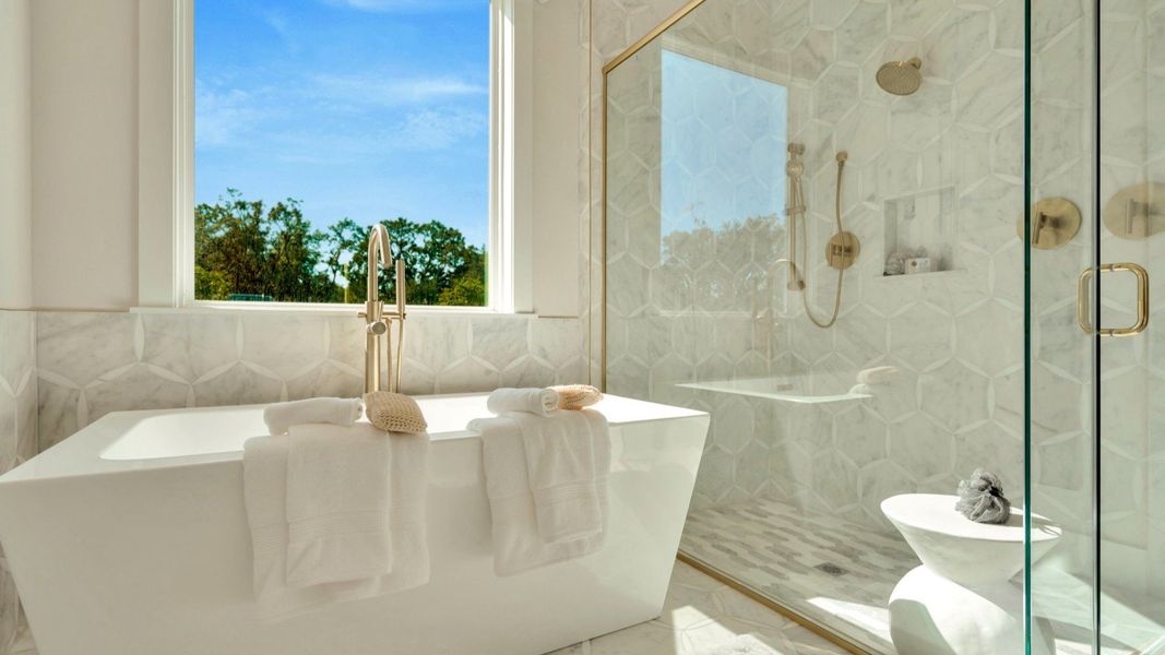 The Primary Bathroom The Primary Bathroom