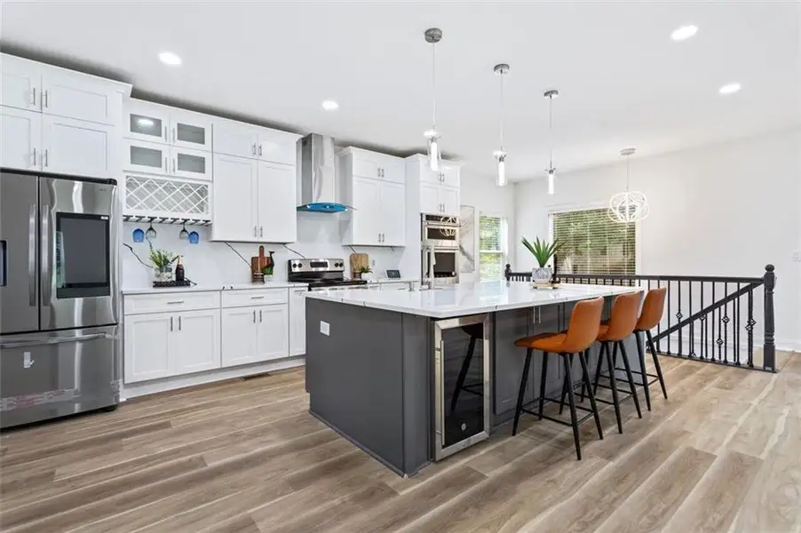 Furnished interior view inside a new home in , Atlanta (Image 9).