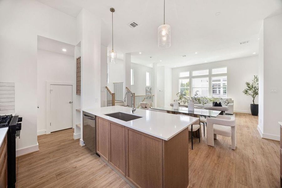 Furnished interior view inside a new home in , Houston (Image 12).