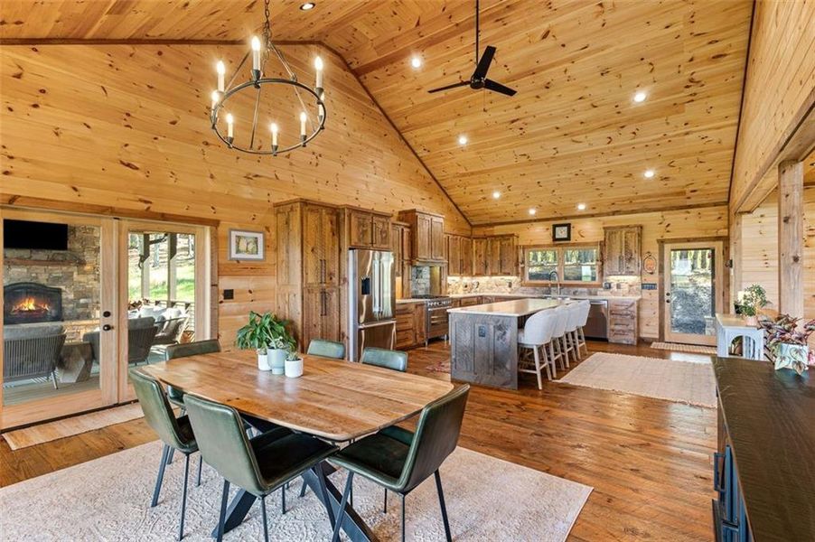 Furnished interior view inside a new home in , Morganton (Image 8).