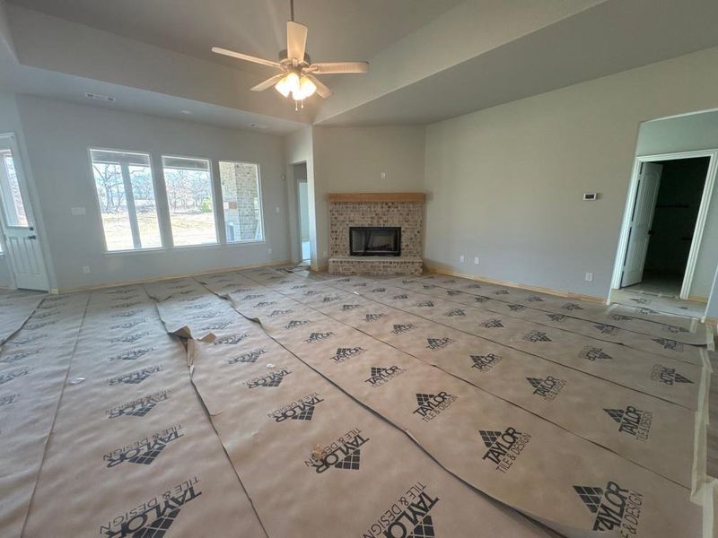 In-progress construction of a new home in Oak Grove Addition, Springtown, TX (Image 9). In-progress construction of a new home in Oak Grove Addition, Springtown, TX (Image 9).