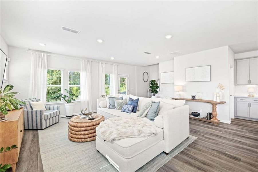 Furnished interior view inside a new home in , Mableton (Image 23).