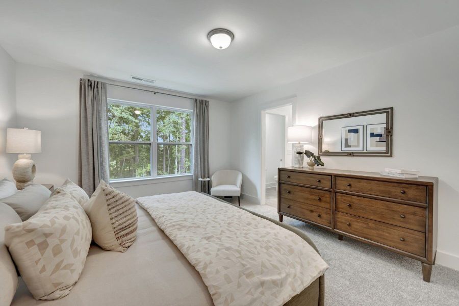Representative furnished interior of a home built from the Aurora by Mattamy Homes in Ashmore Townes, Garner (Image 12).