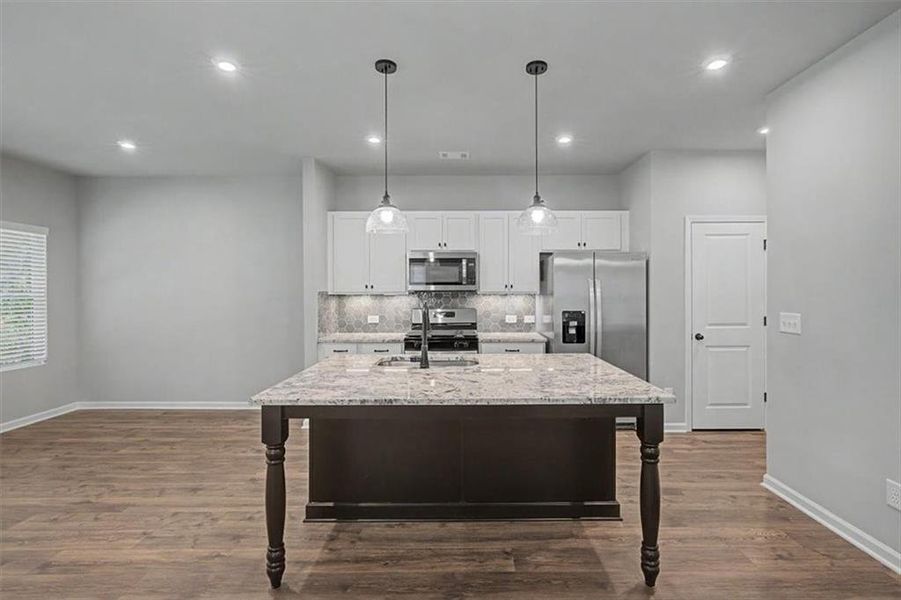 Furnished interior view inside a new home in Sawmill Creek, Austell (Image 18).