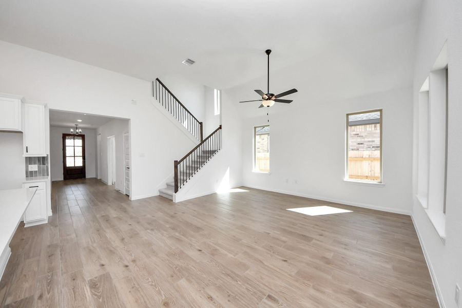 Spacious, unfurnished interior of a new home in 50' Traditional Homes at Elyson, Katy (Image 30). Spacious, unfurnished interior of a new home in 50' Traditional Homes at Elyson, Katy (Image 30).