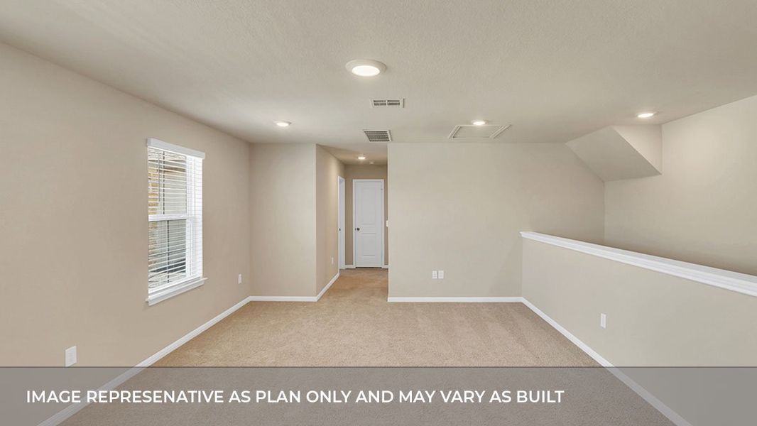 Spacious, unfurnished interior of a new home in Bar W Ranch, Leander (Image 28).