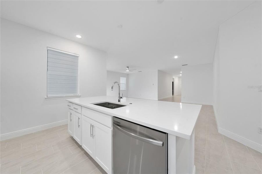 Furnished interior view inside a new home in Havenfield at Crossprairie, St. Cloud (Image 7).