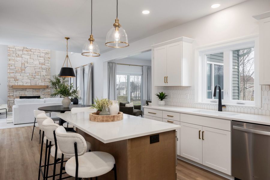 Representative furnished interior of a home built from the The Cambridge by Forbes Capretto Homes in Cannon Woods, Clarence (Image 12).