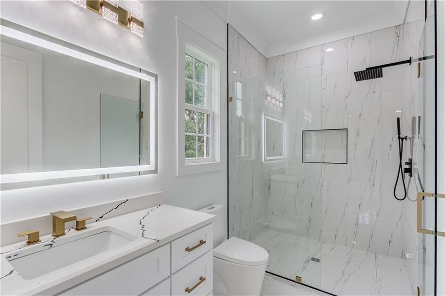 Furnished interior view inside a new home in , Buford (Image 13).