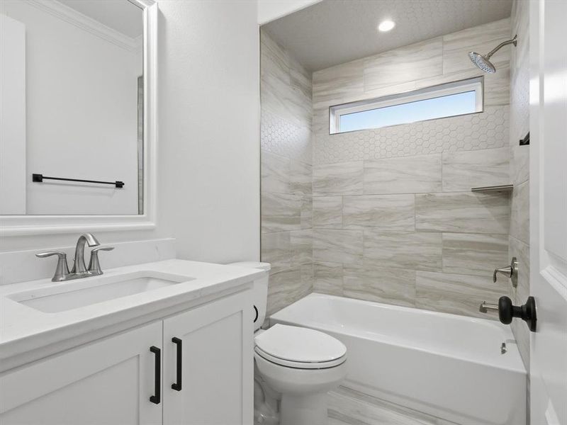 Furnished interior view inside a new home in , Azle (Image 17).